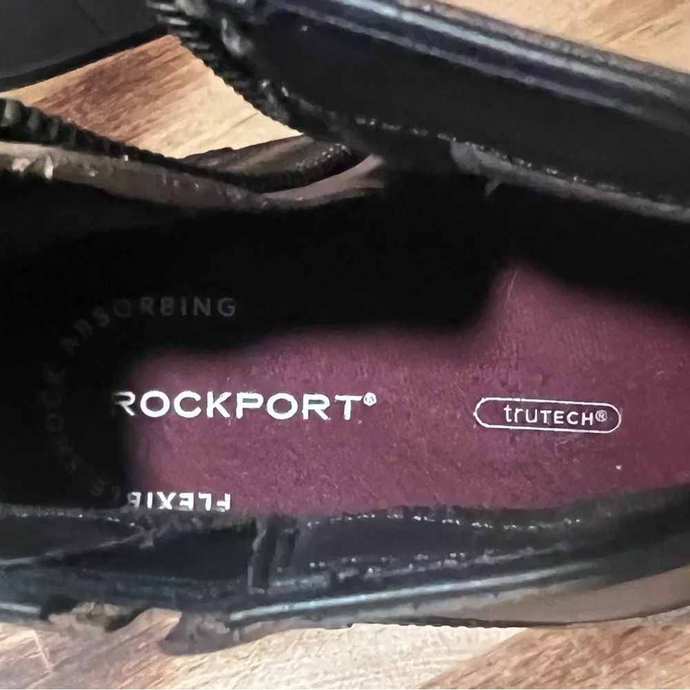 NWOT~Rockport Men's Traviss Zip Boot Brown Leather~ Size: 8.5 W